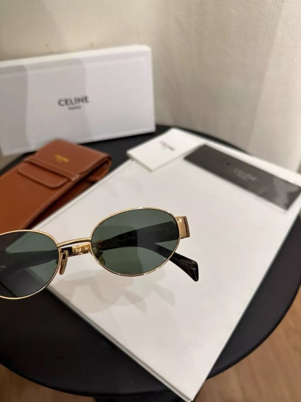 Celine Sunglasses Oval Triomphe Cl40235u - Picture 5 of 6